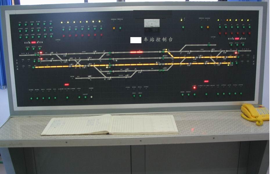 6502<em>電氣</em>集中聯鎖系統實圖