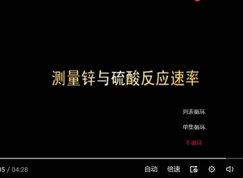 鋅與硫酸反應速率的測量