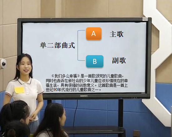 學生上臺<em>展示</em>預習<em>成果</em>