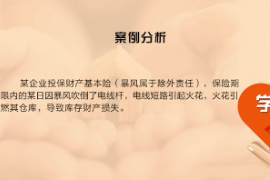 《<em>近因</em><em>原則</em>—暴風責任》<em>近因</em><em>判斷</em>