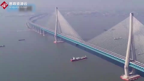 集國家鐵路、城際鐵路、高速公路“三位一體”的滬通長江大橋