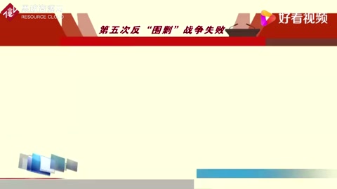 第五次反“圍剿”戰(zhàn)爭失敗和長征