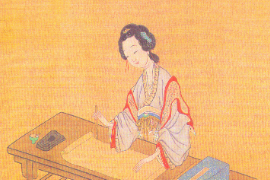 宋代女詞人—李清照像