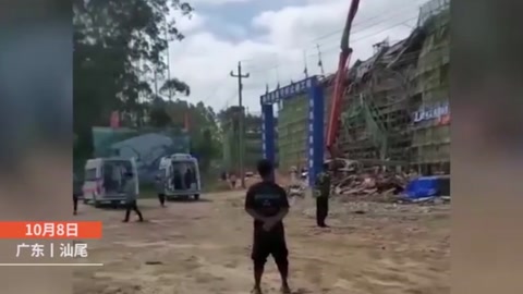 廣東一在建工地天面<em>構架</em>模板發生<em>坍塌</em>，事故造成7人死亡2人受傷