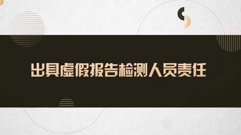虛假報(bào)告責(zé)任