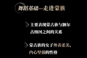 微課：早期教育、學前教育專業《舞蹈基礎—走進蒙族民間舞之硬腕》
