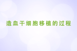 <em>造血干細(xì)胞</em><em>移植</em>的過(guò)程