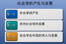 <em>課件</em>：女性學<em>專業</em>《<em>社會學</em><em>概論</em>—<em>社會學</em>的產生》