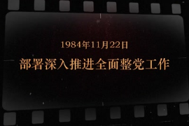 1984年11月22日 部署深入推進全面整黨工作