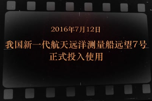2016年7月12日 我國新一代<em>航天</em>遠洋測量船遠望7號正式投入使用