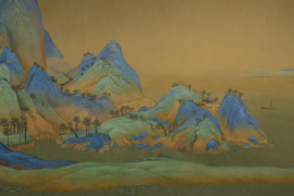 美育類資源—宮廷繪畫《<em>千里</em><em>江山</em><em>圖</em>》